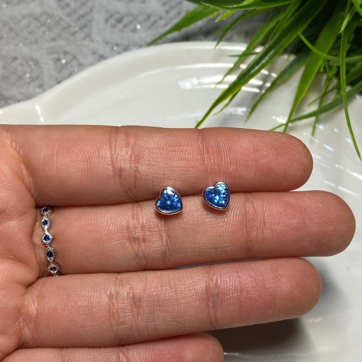 AROS CORAZON CIRCON CELESTE