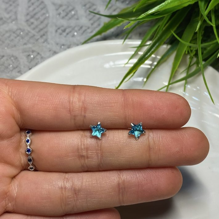 AROS ESTRELLAS CIRCON CELESTE