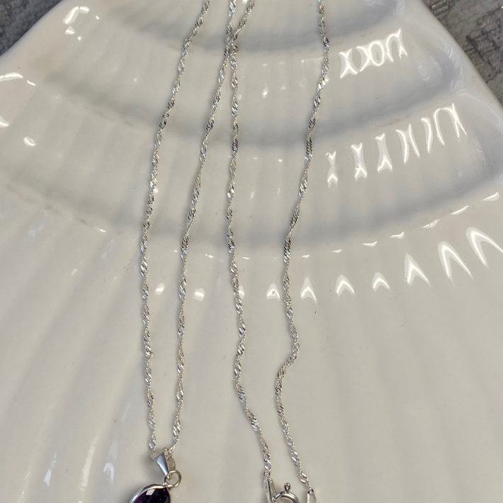 PUNTO DE LUZ OVALADO MORADO