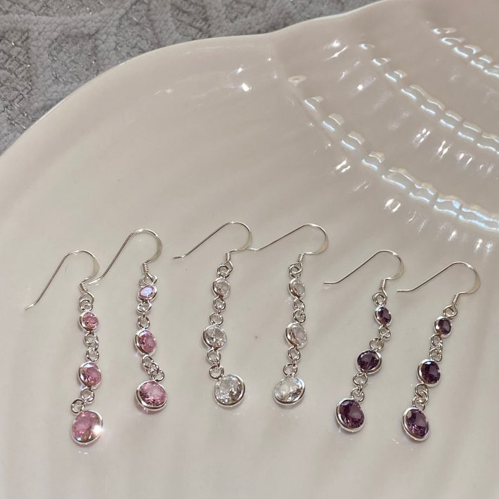 AROS LARGOS CON CIRCONES COLORES